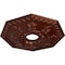 Ekena Millwork Nottingham Ceiling Medallion (Canopies up to 4 5/8"), 18"OD x 3 1/2"ID x 1 1/2"P, Antique Copper CM18NTACS - alternate 2